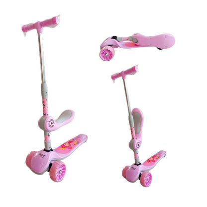 Scooter Patín Del Diablo Musical Luces Led. IS-333 J.